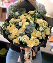 Букет цветов из:  Розы и Лизиантусы #REPLACE_PRED# Богоявленской